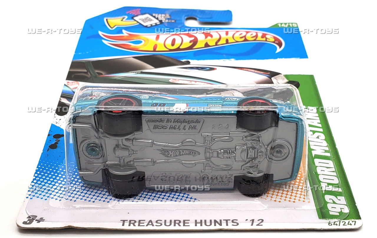 Hot Wheels Treasure Hunts '92 Ford Mustang Vehicle 2011 Mattel