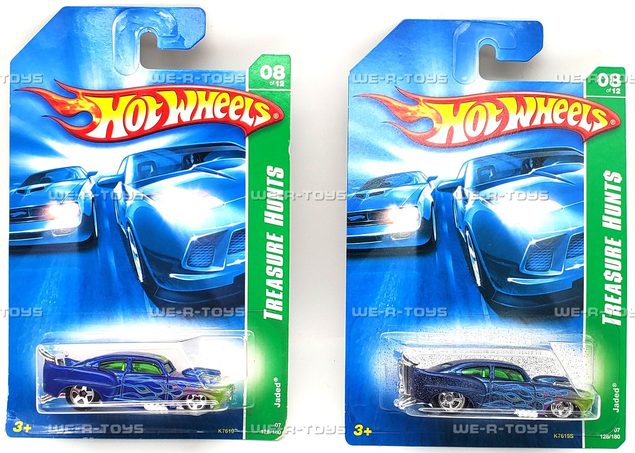 Hot Wheels Lot of 2 Jaded Vehicle 8/12 Treasure Hunts 2006 Mattel