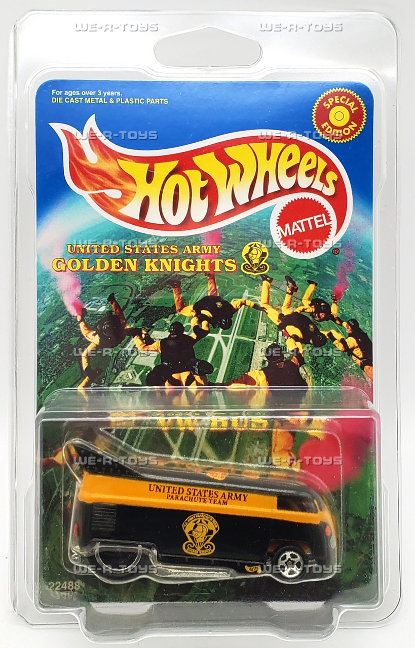 Hot Wheels U.S. Army Golden Knights VW Bus Vehicle Limited Edition