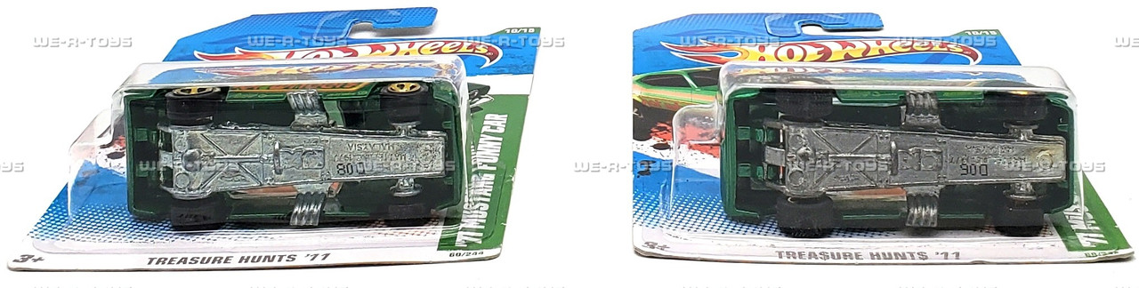 Hot Wheels Lot of 2 '71 Mustang Funny Car 10/15 Treasure Hunts