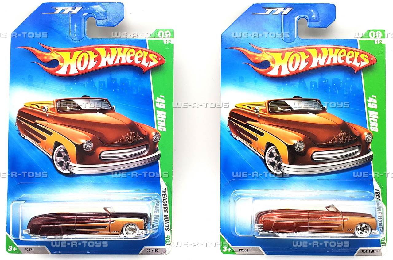 Hot Wheels Lot of 2 '49 Merc Vehicle 9/12 Treasure Hunt 2008