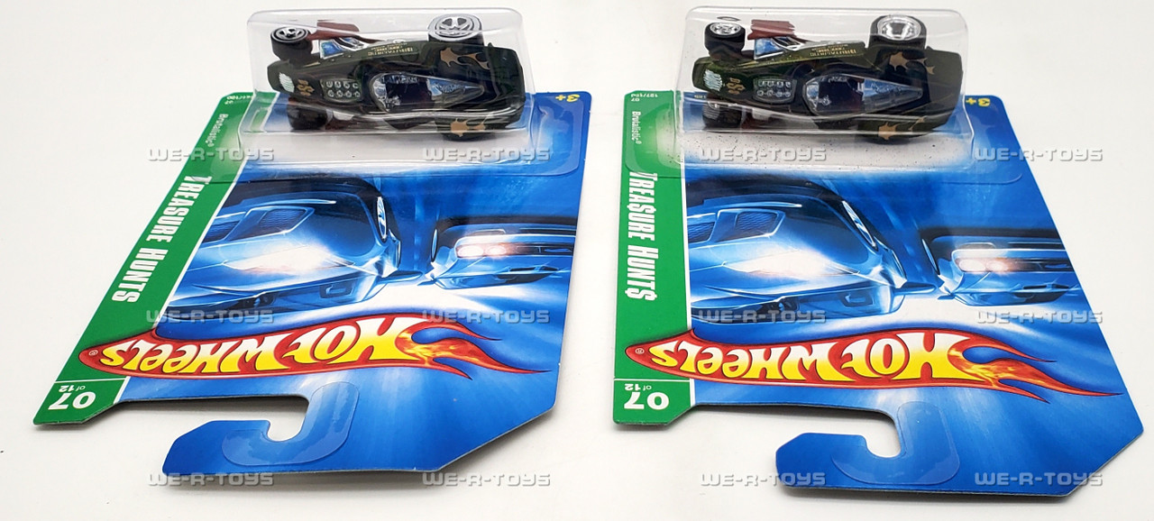 Hot Wheels Lot of 2 Super & Regular Treasure Hunts Brutalistic