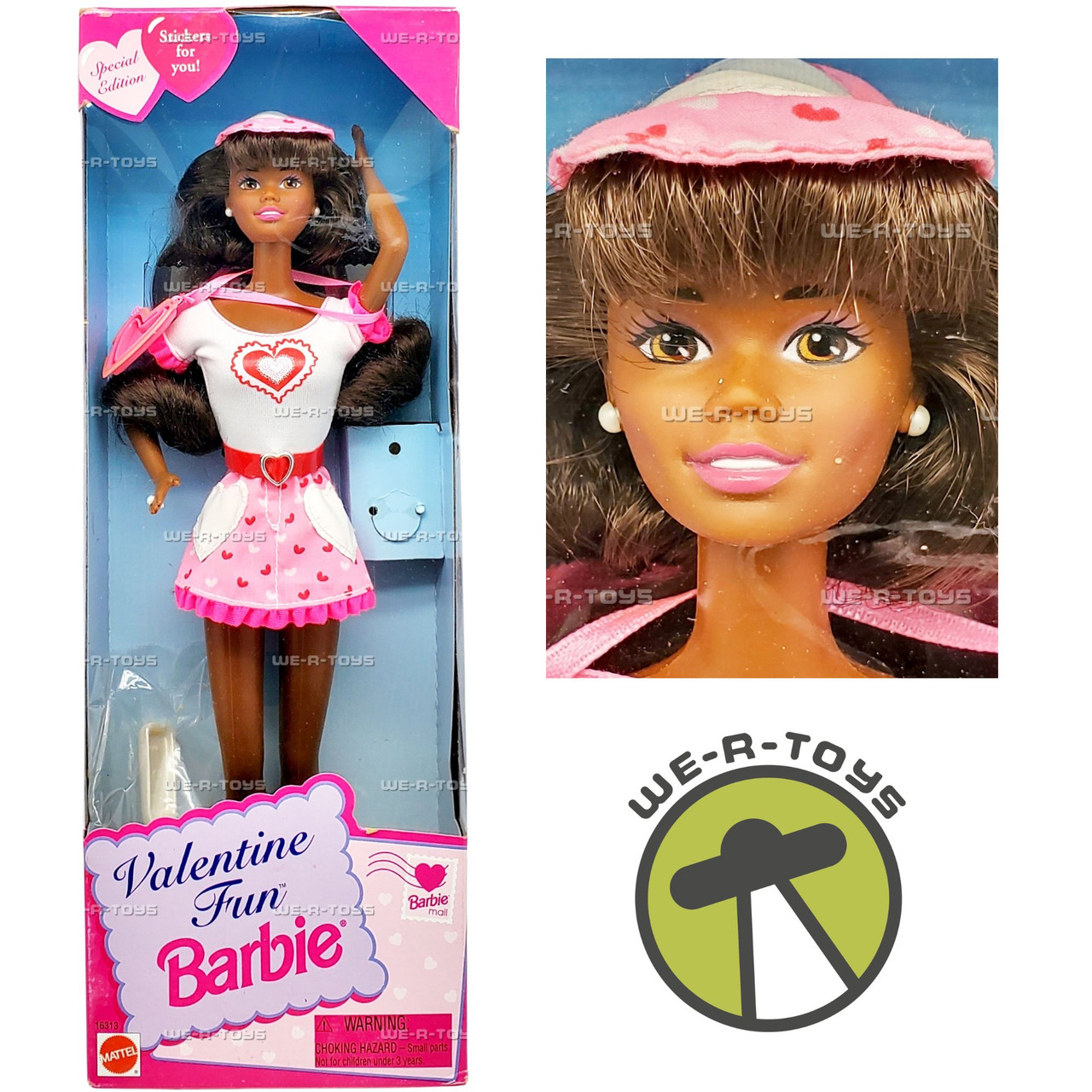 Barbie Valentine Fun AA Doll 1996 Mattel 16313 We-R-Toys