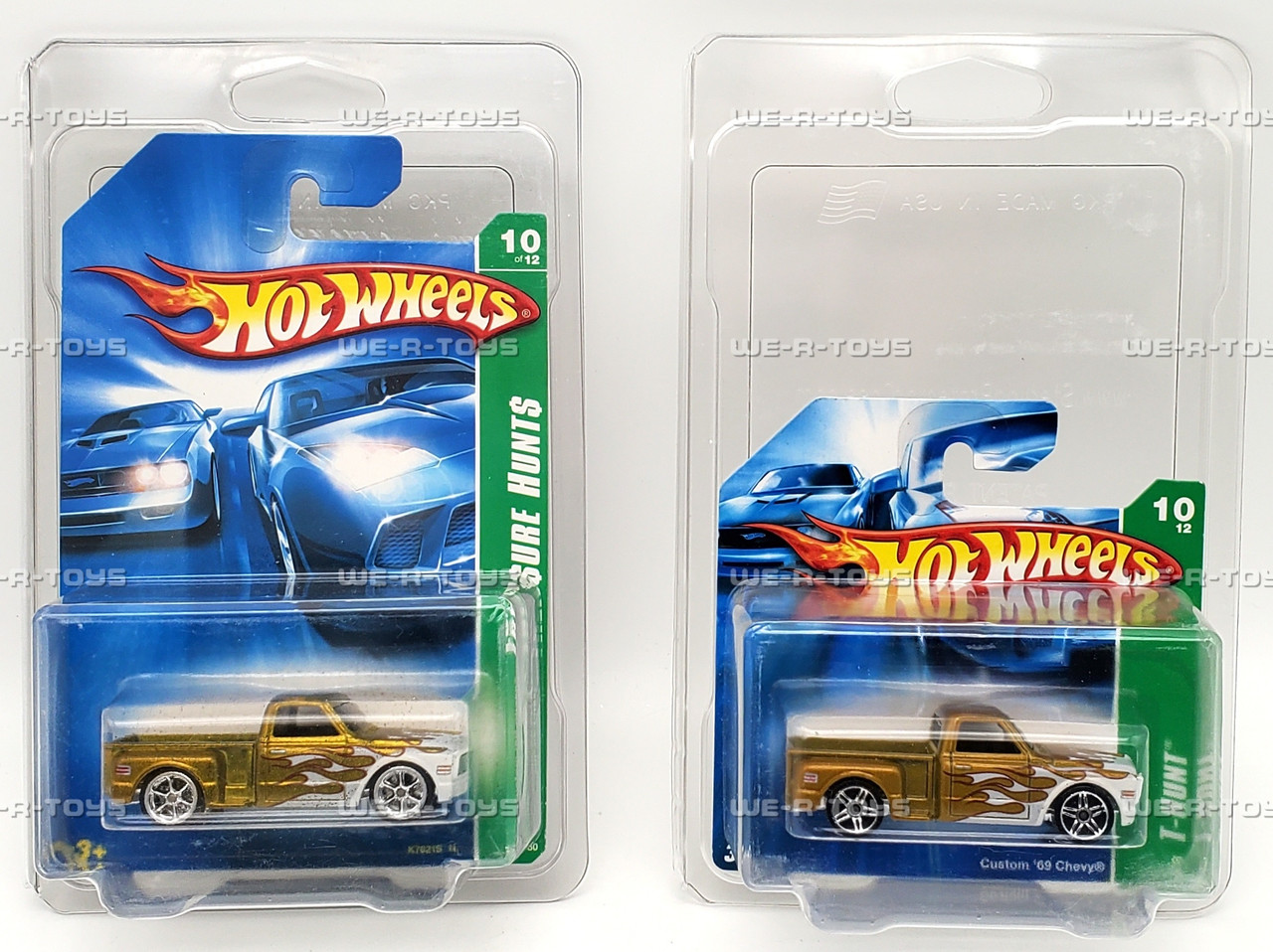Hot Wheels Lot of 2 Super & Regular Treasure Hunts Custom '69