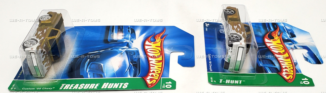 Hot Wheels Lot of 2 Super & Regular Treasure Hunts Custom '69