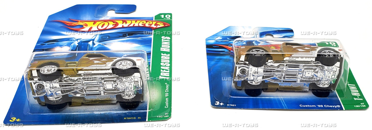 Hot Wheels Lot of 2 Super & Regular Treasure Hunts Custom '69