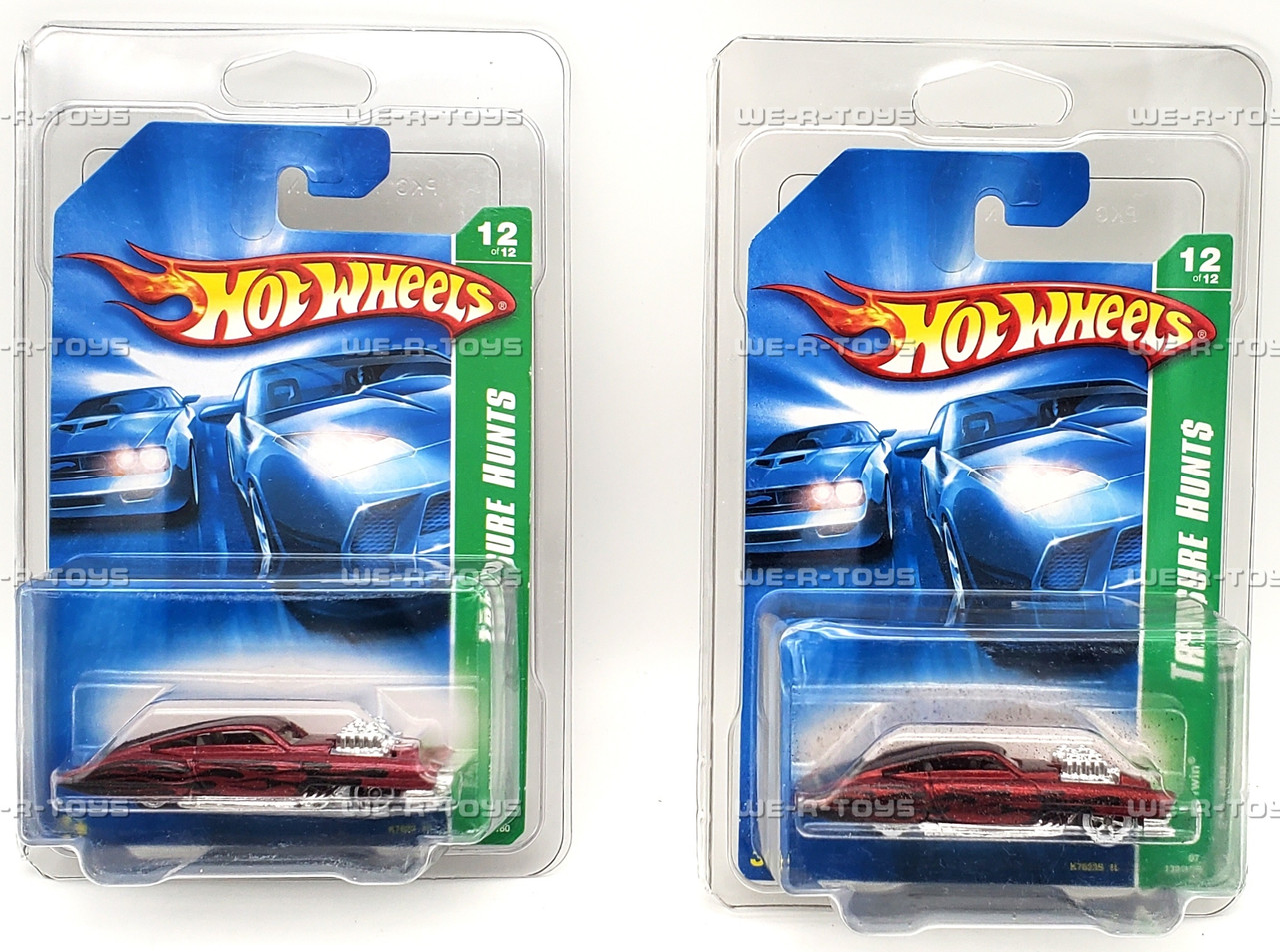 Hot Wheels Lot of 2 Evil Twin Vehicles Super & Regular Treasure