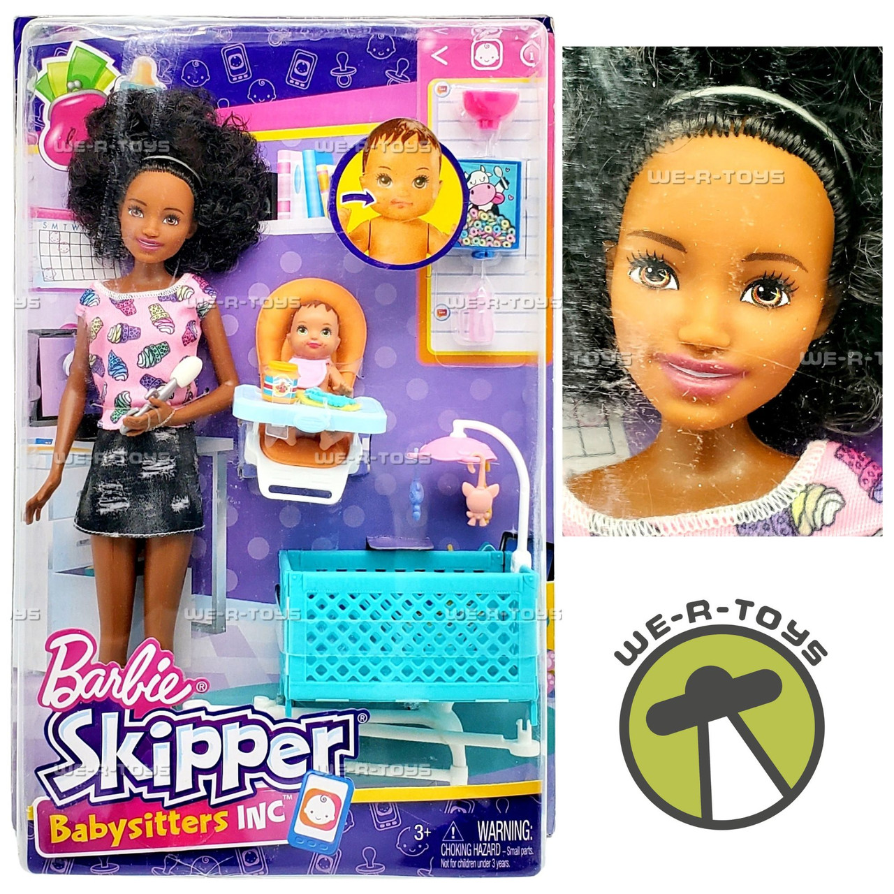 Barbie Skipper Babysitters Feeding Playset 2017 Mattel FHY99