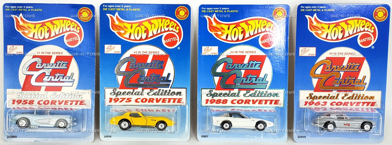 ホットウィール Corvette Central シリーズ　＃1〜4 ホットウィール Corvette Central シリーズ＃1〜4