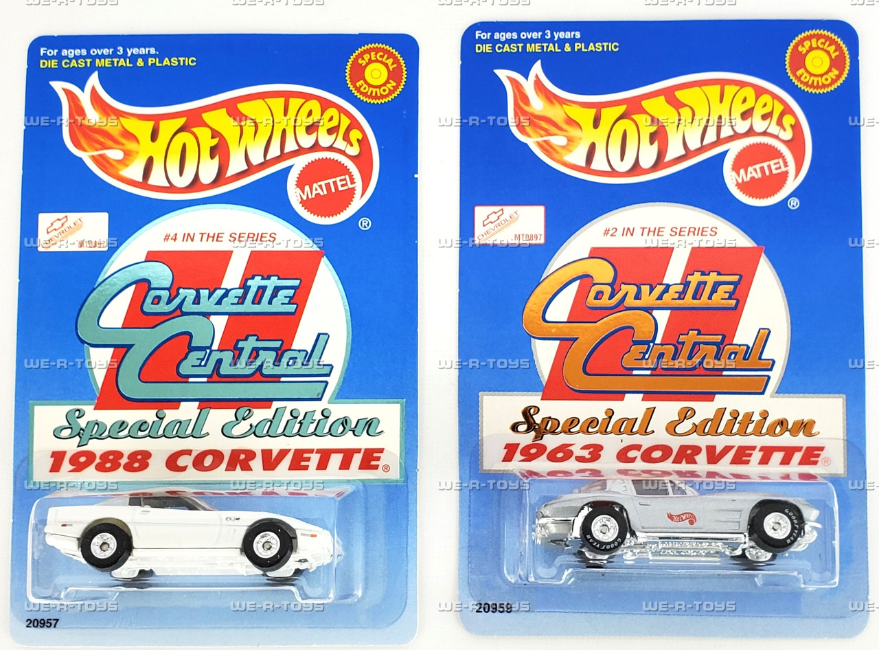 2025年のクリスマス 4 of Lot Wheels Hot Corvette Edition Special Central ミニカー