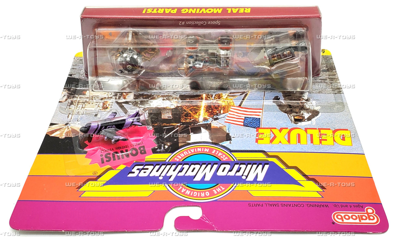 Micro Machines Space Collection #2 with Bonus Ltd Ed Vehicle 1990