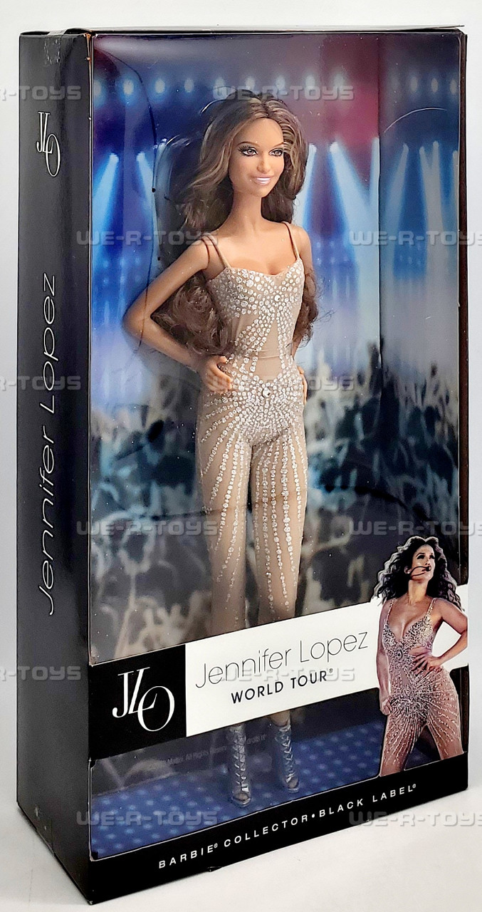Barbie JLO Jennifer Lopez World Tour Black Label Doll 2013 Mattel