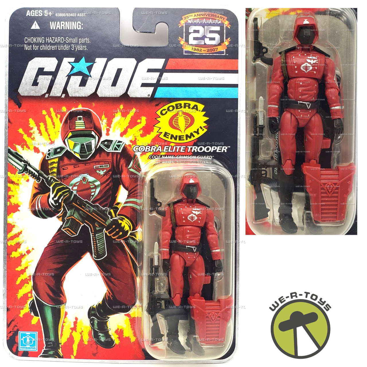 G.I. Joe 25th Anniversary Cobra Crimson Guard Trooper Action