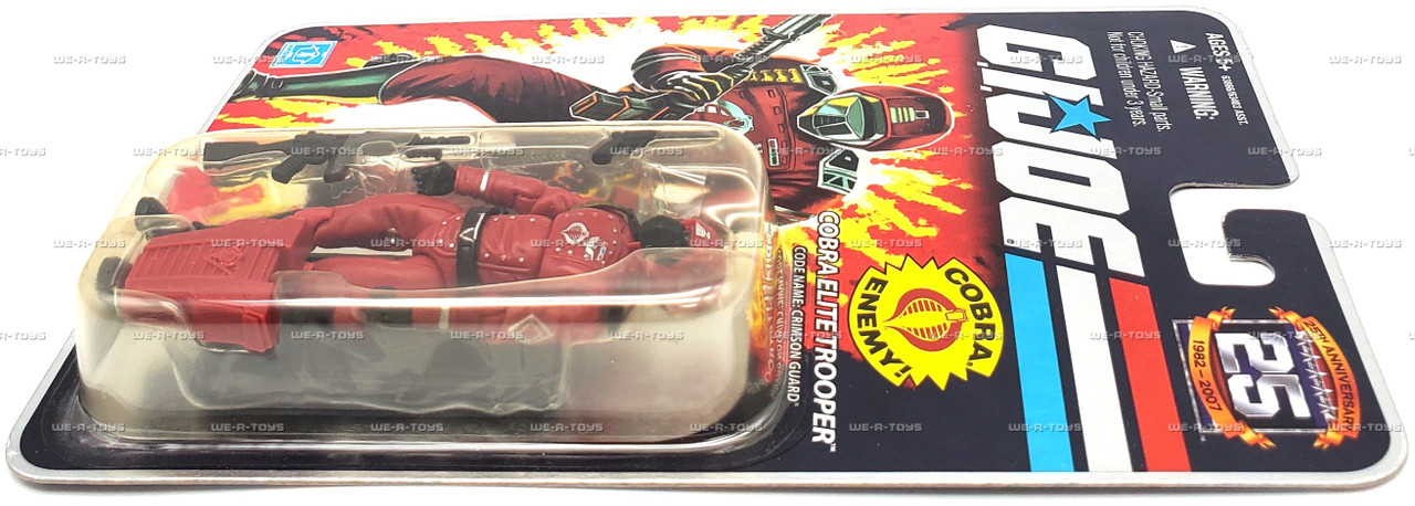 G.I. Joe 25th Anniversary Cobra Crimson Guard Trooper Action