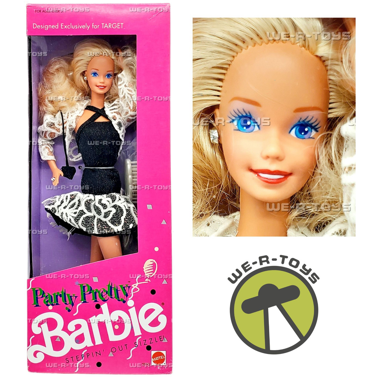 Barbie Party Pretty Steppin' Out Sizzle 1990 Mattel 5955 - We-R-Toys