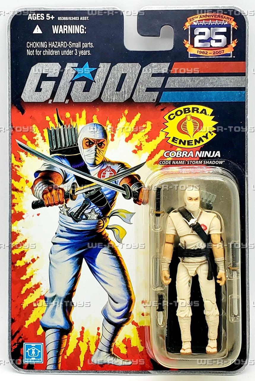 G.I. Joe 25th Anniversary Classic Storm Shadow Figure 2007 Hasbro
