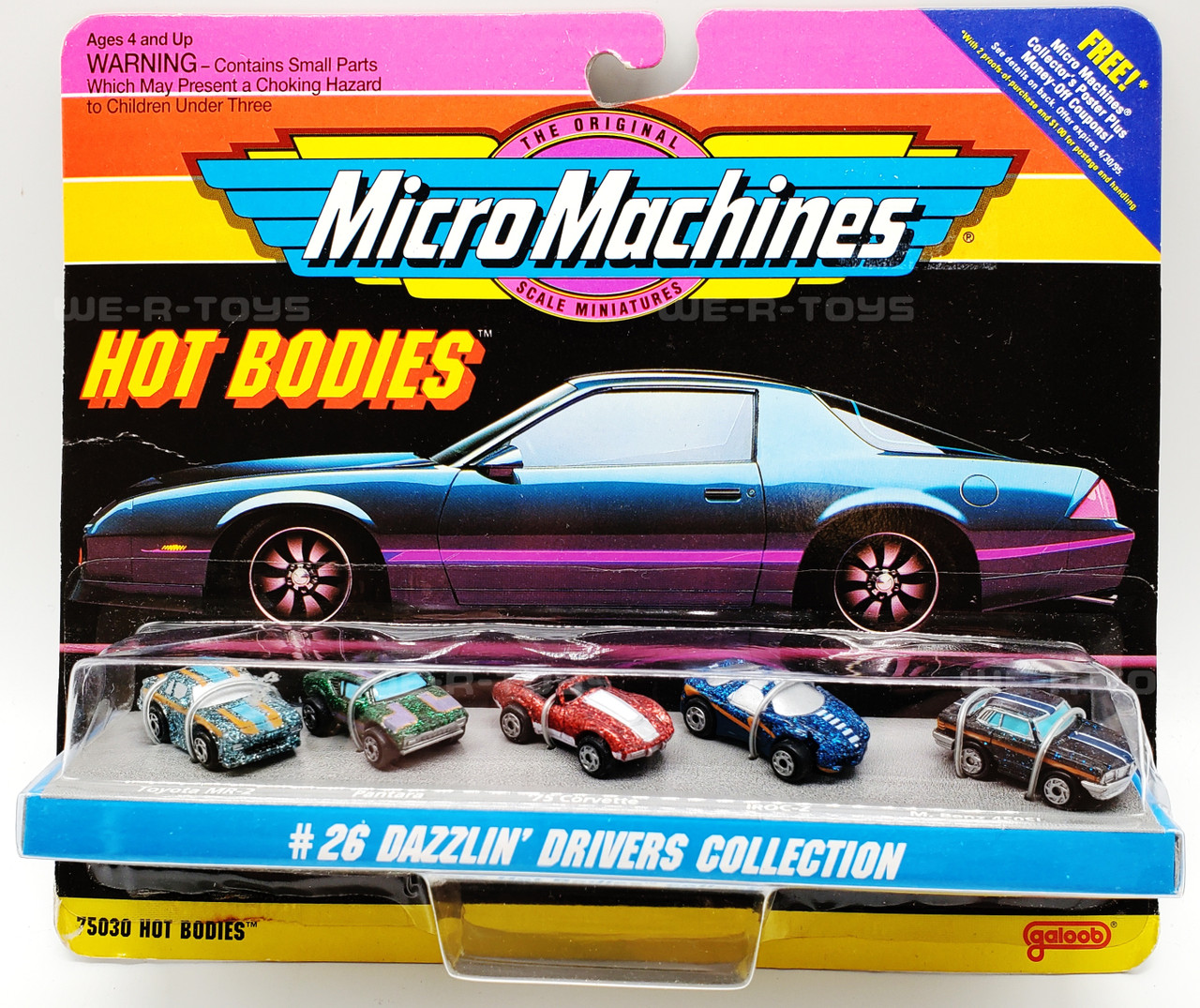 Micro Machines Hot Bodies Series #26 Dazzlin' Drivers Collection