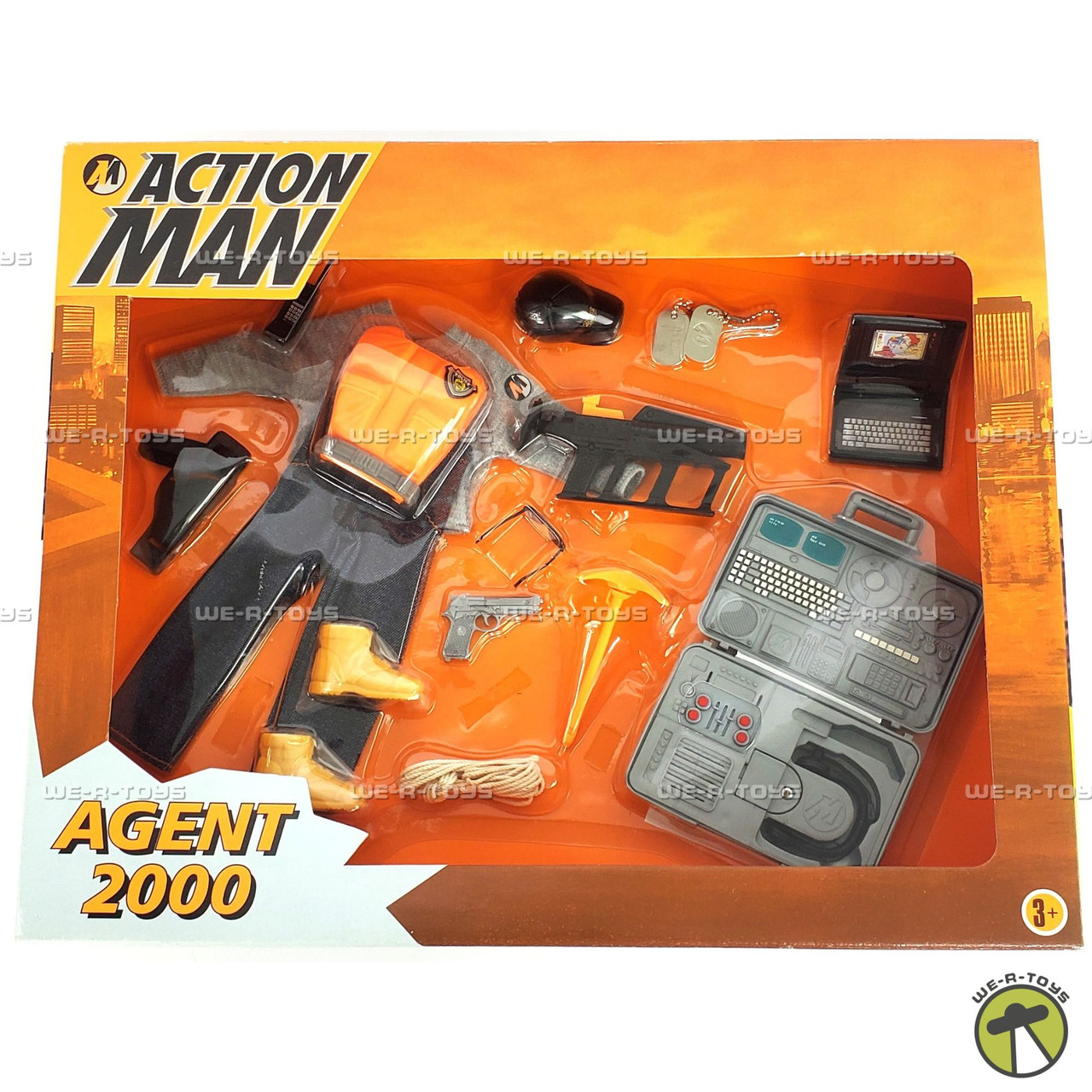 Action Man Agent 2000 Outfit & Accessories with Mission Cards 1996