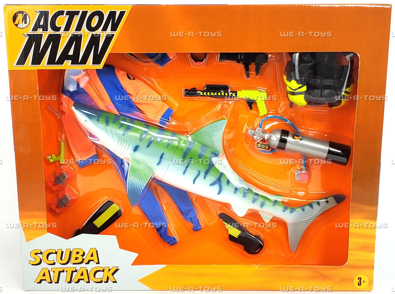 Action Man Scuba Attack Outfit & Accessories with Mission Card