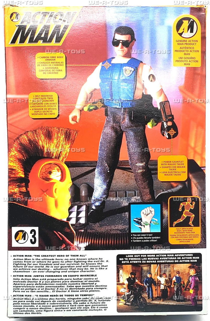 Action Manアクションマンストリートコンバット1994箱付きヴィンテージ Action Man Street Combat With Rocket Launcher Action Figure 1994