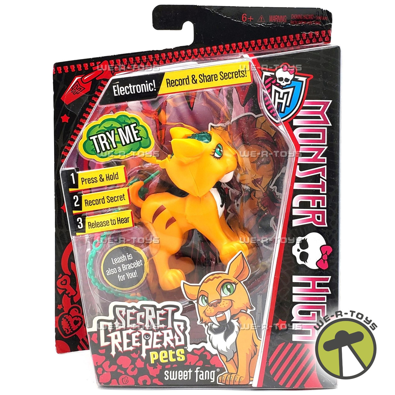 Monster High Secret Creepers Pets Sweet Fang Figure 2013 Mattel