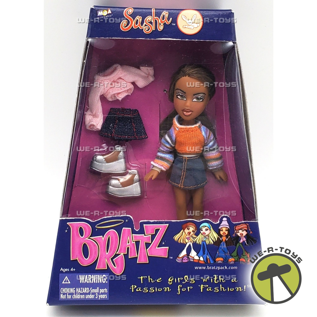 Bratz Mini Sasha Doll with Outfits 2002 MGA Entertainment