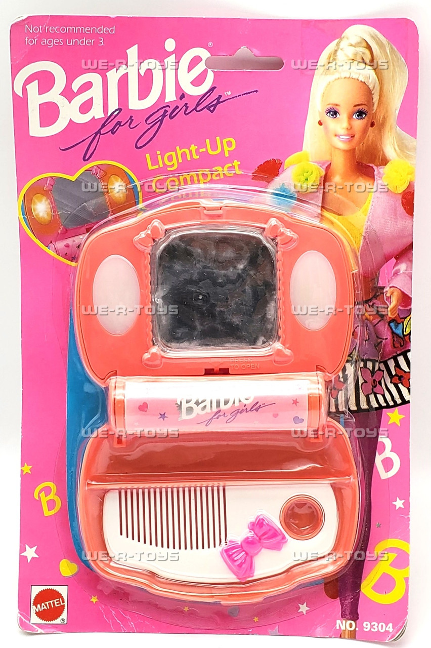 Barbie for Girls Light-Up Compact Rare 1992 Mattel #9304 - We-R-Toys