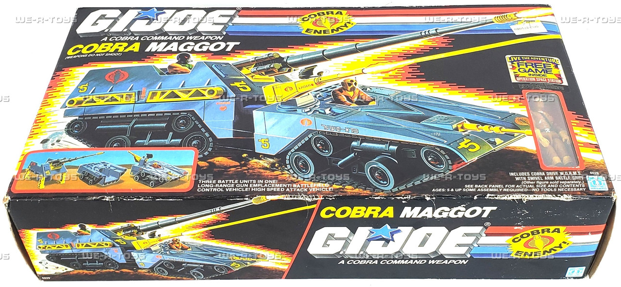 VTG G.I. Joe Cobra MAGGOT Tank 1987 Vintage Original - Jeux & Jouets VTG G.I. Joe Cobra MAGGOT Tank 1987 Vintage Original - Jeux & Jouets