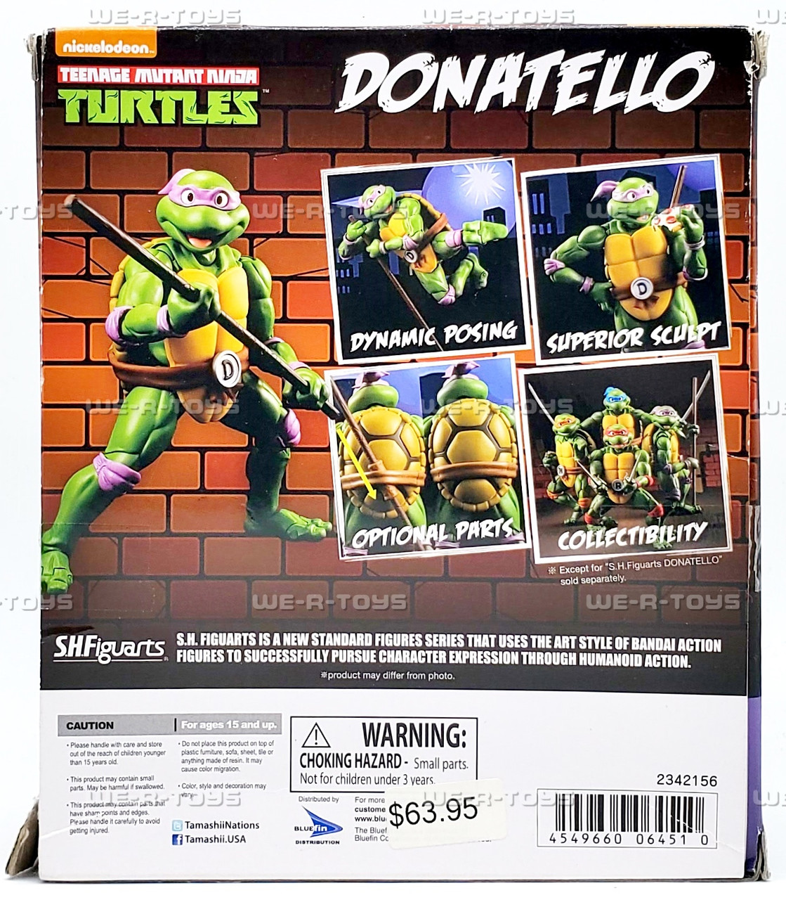 S.H. Figuarts Teenage Mutant Ninja Turtles Donatello Action Figure