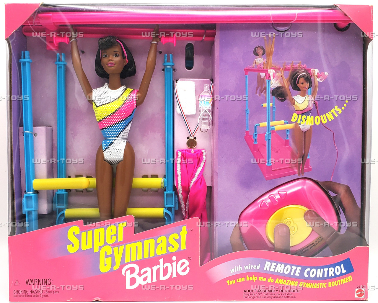 Barbie Super Gymnast with Remote Control African American 1999