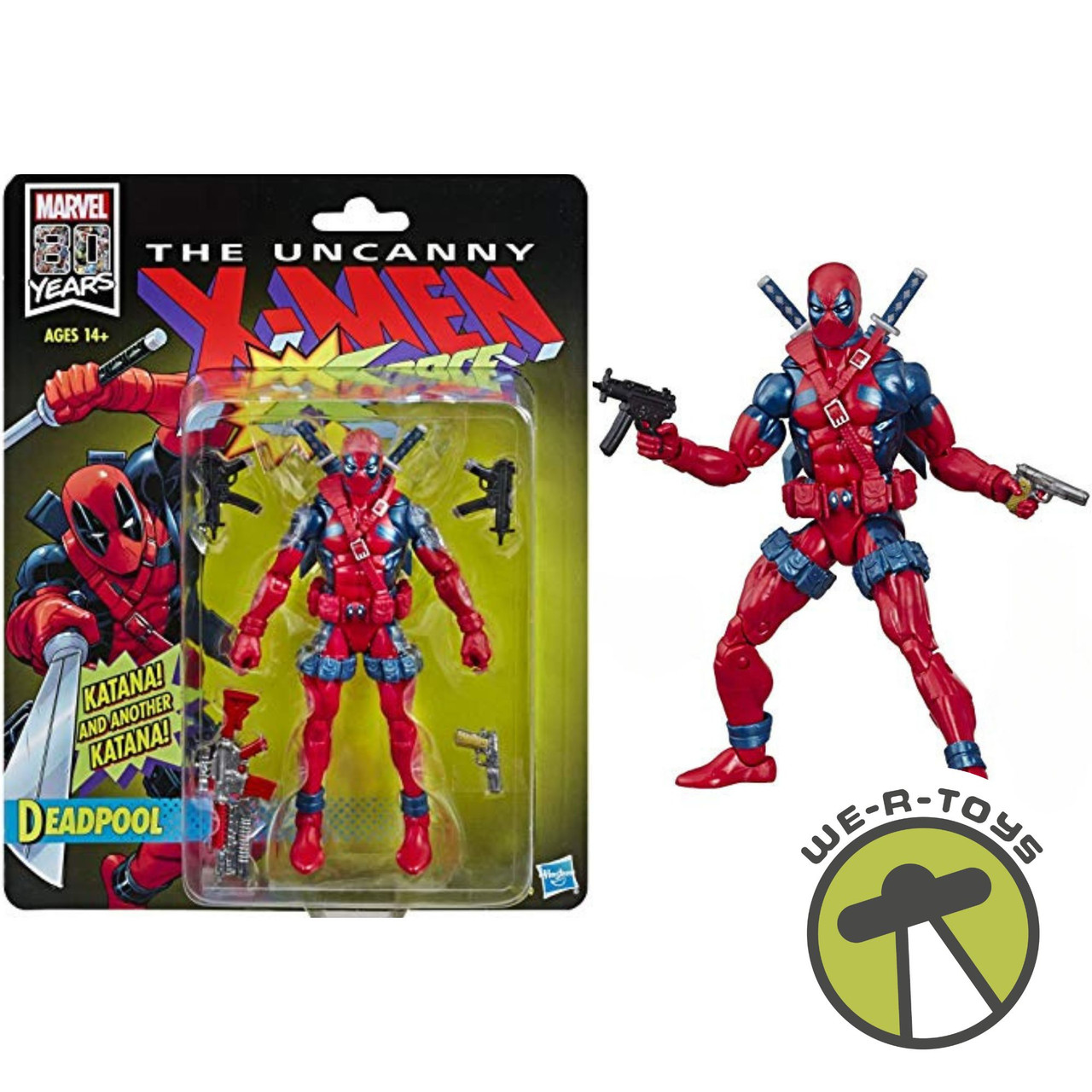 Marvel Legends Retro The Uncanny X-Men X-Force Deadpool Action