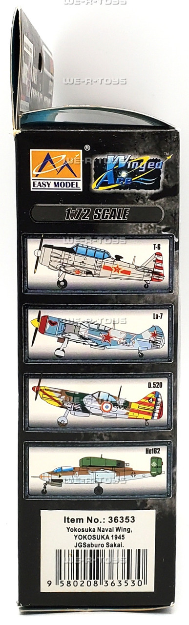 Easy Model WWII Aircraft Series A6M5 Yokosuka Naval Wing 1945 JG