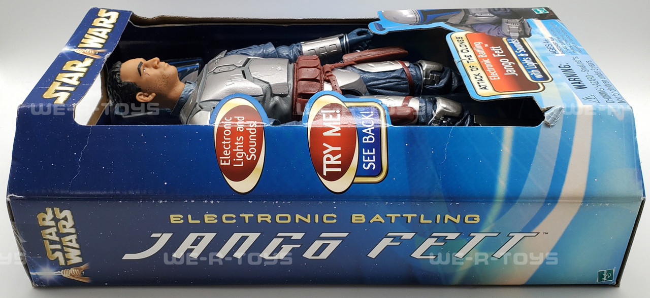 12 inch JANGO FETT FIGURE - ELECTRONIC SOUND FX - ATTACK OF THE CLONES (japan import) by Hasbro [並行輸入品] VTG Jango Fett Deluxe 12