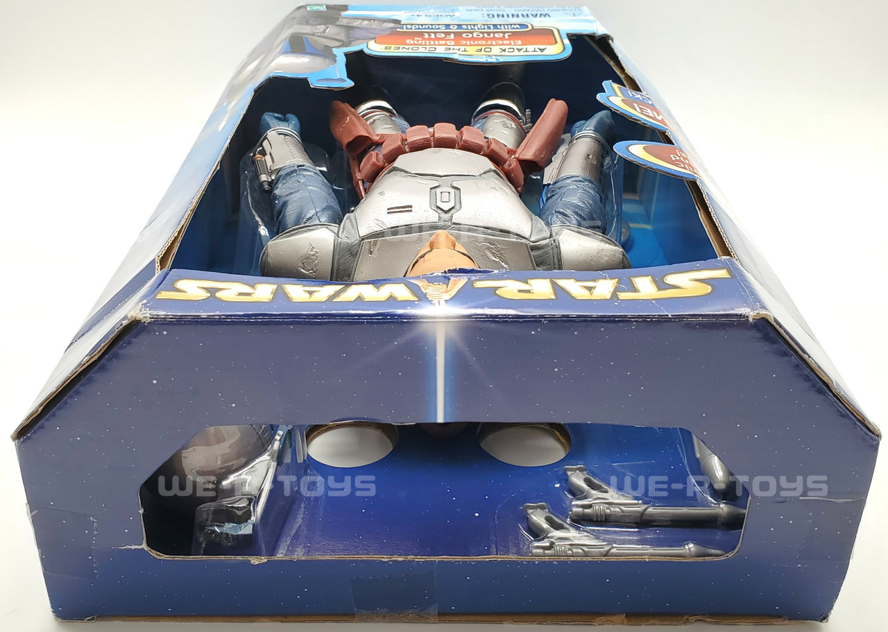 Star Wars Attack of the Clones Electronic Battling Jango