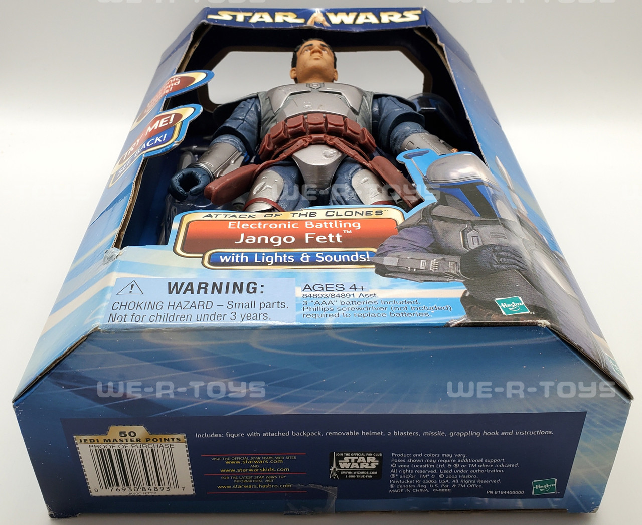 12 inch JANGO FETT FIGURE - ELECTRONIC SOUND FX - ATTACK OF THE CLONES (japan import) by Hasbro [並行輸入品] Hasbro Star Wars Attack of the Clones 12