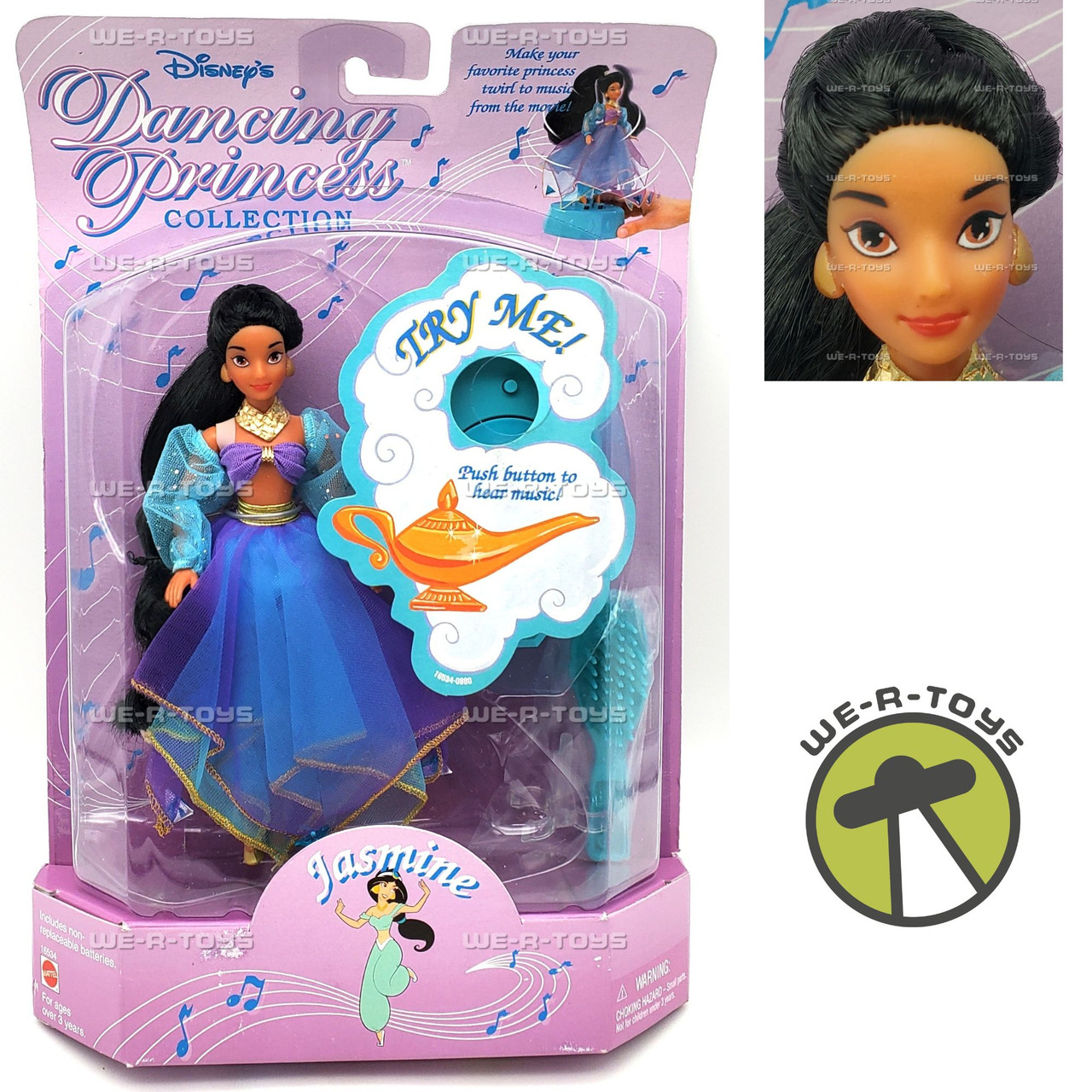 Disney's Dancing Princess Collection Jasmine Doll 1996 Mattel