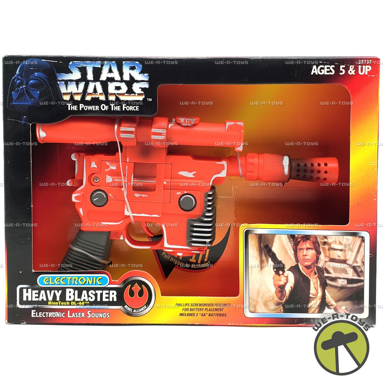 Star Wars the Power of the Force Electronic Heavy Blaster BlasTech