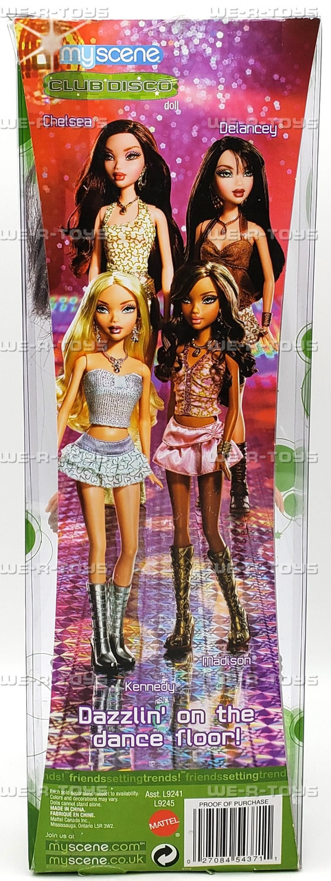 Barbie My Scene Club Disco Delancey Doll 2007 Mattel #L9245