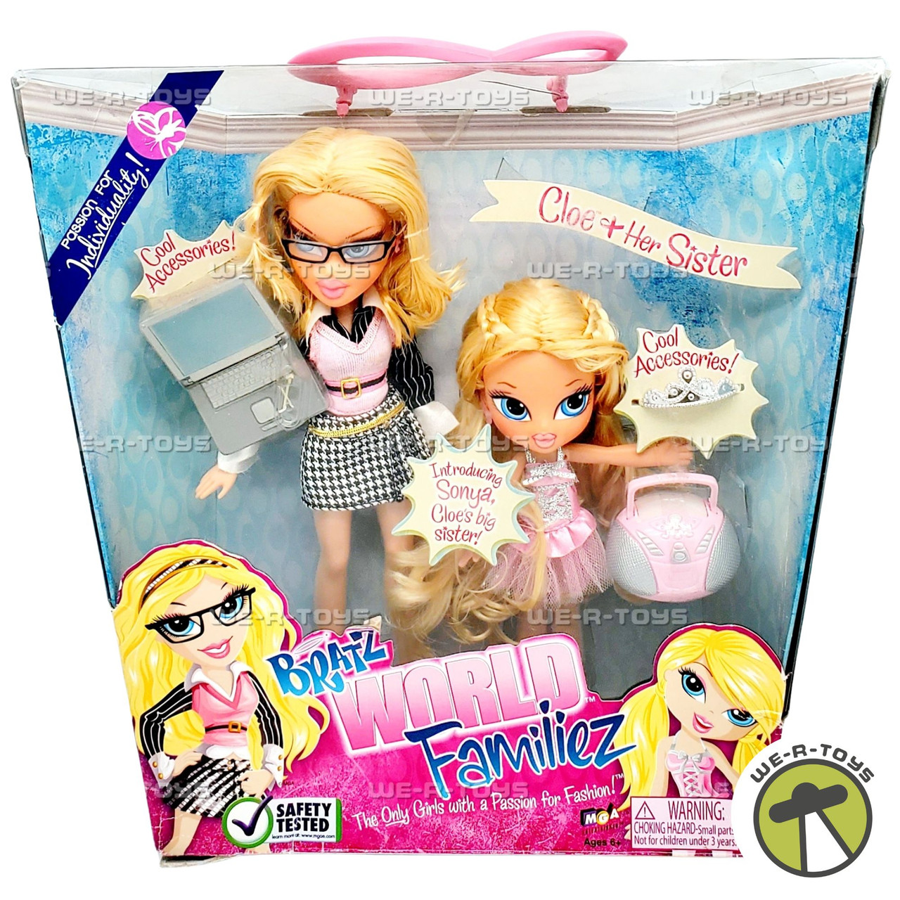 Bratz World Familiez Sonya & Cloe Dolls 2008 MGA Entertainment
