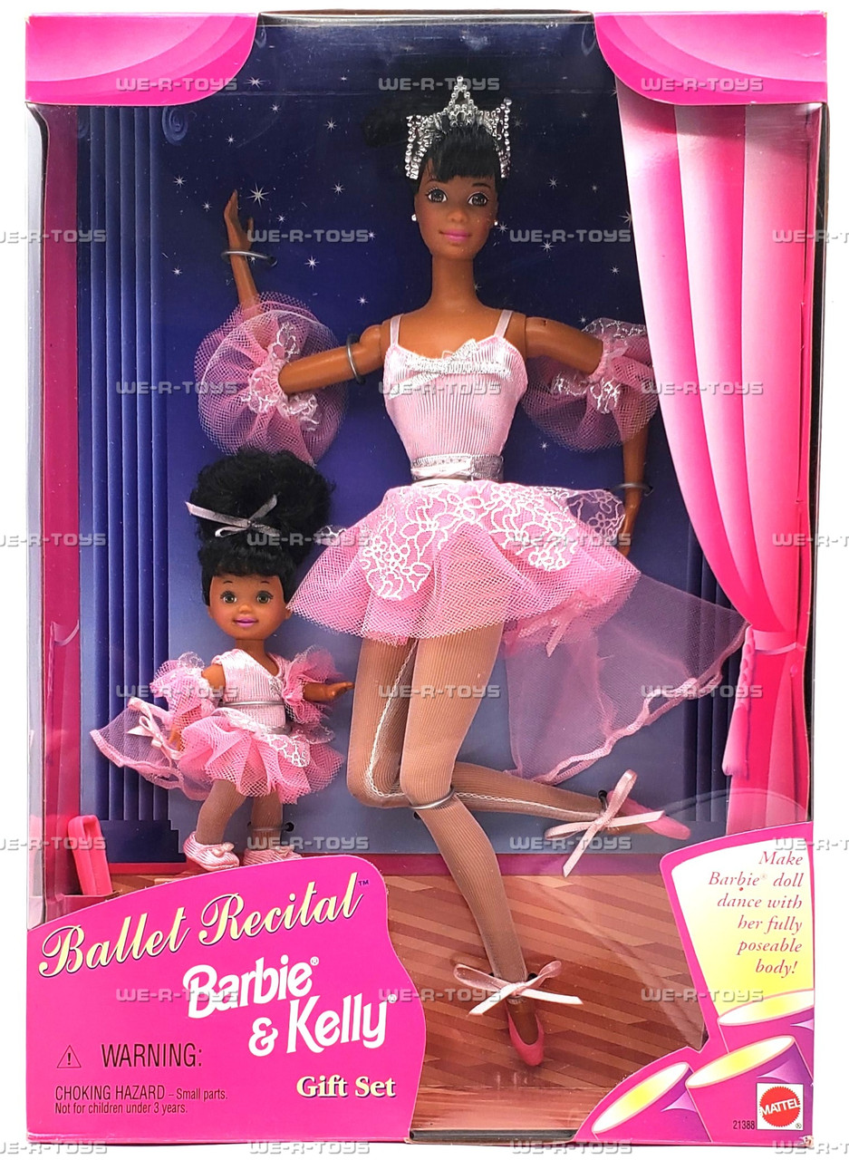 Barbie Ballet Recital Barbie & Kelly African American Gift Set