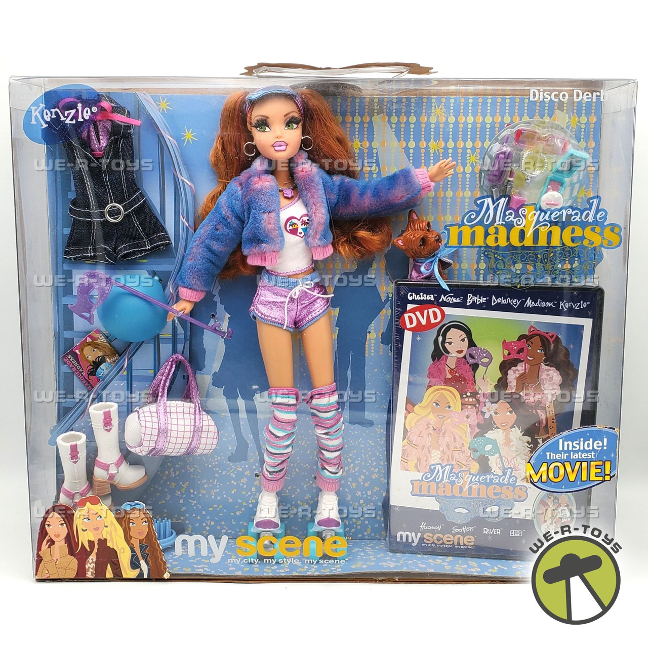 Barbie My Scene Masquerade Madness Kenzie Disco Derby Doll 2004