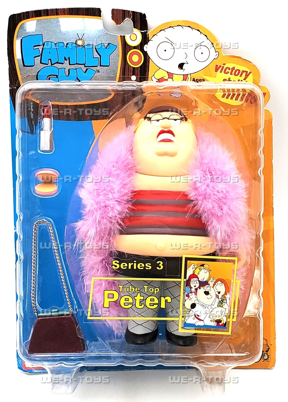 Family Guy Series 3 Tube Top Peter Action Figure 2005 Mezco Toyz