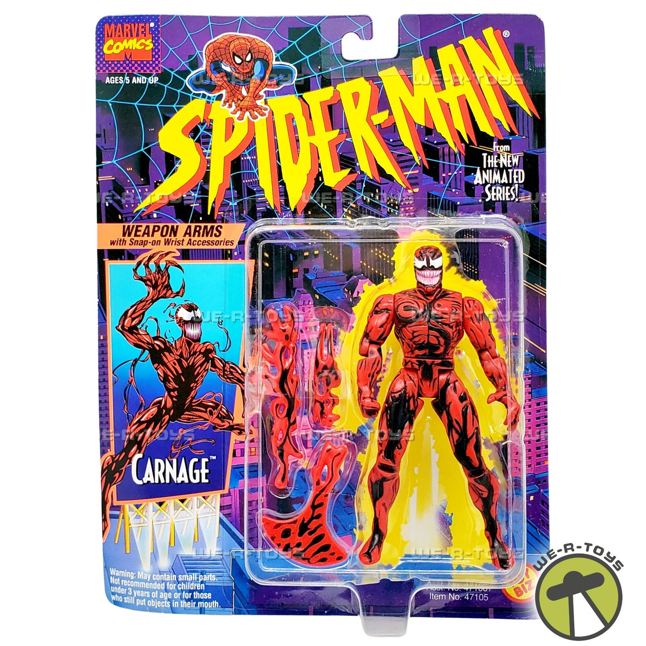 Spider-Man The Animated Series Carnage Action Figure 1994 Toy Biz