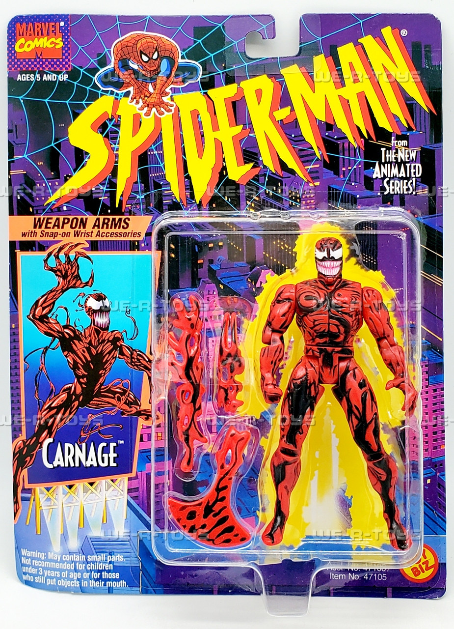 Spider-Man The Animated Series Carnage Action Figure 1994 Toy Biz