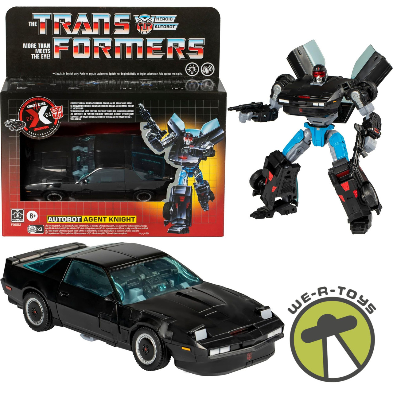 Transformers Knight Rider Autobot Agent Knight 6.5-inch