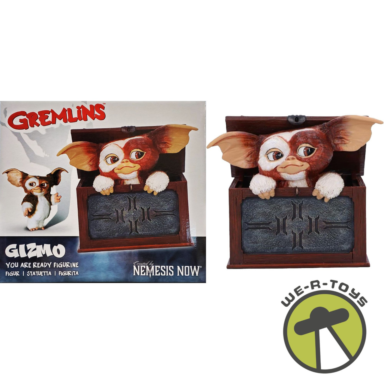 Gremlins Gizmo in a Box Hand Painted Resin Figurine Nemesis Now