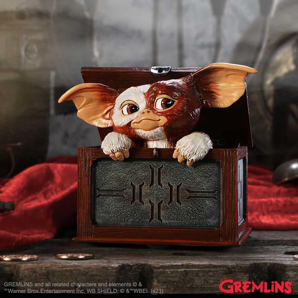 Gremlins Gizmo in a Box Hand Painted Resin Figurine Nemesis Now