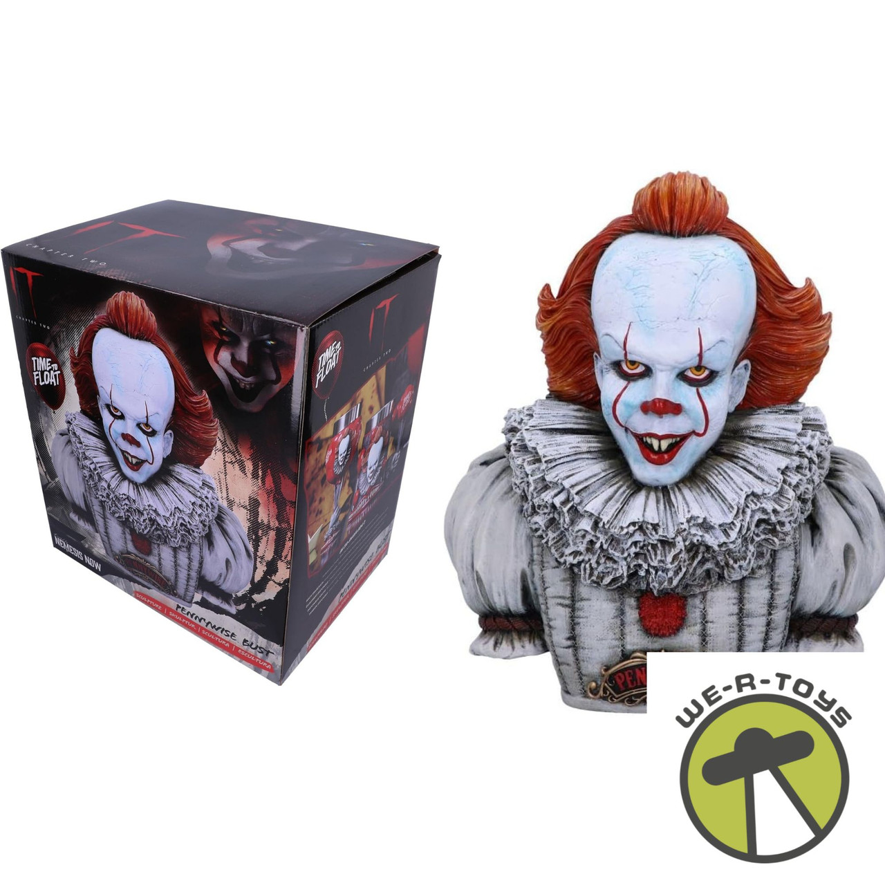 IT Chapter 2 Pennywise Bust White 12 Inch Nemesis Now Officially