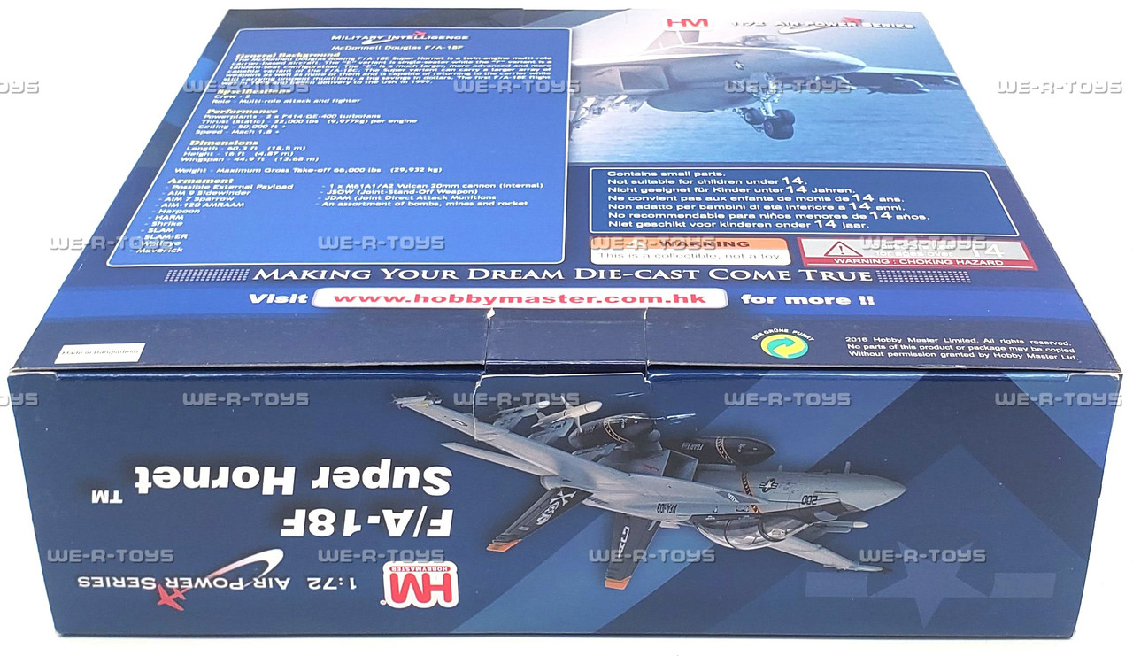 Hobby Master 1:72 Air Power Series F/A-18F Super Hornet 2016