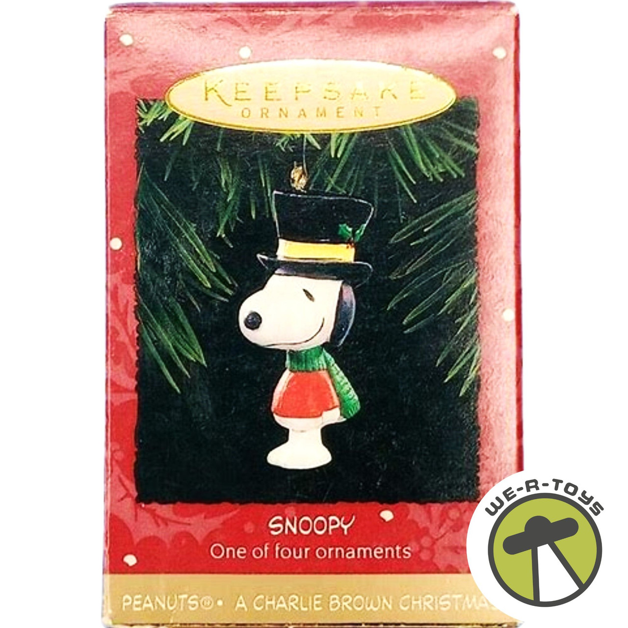 Hallmark Peanuts Snoopy in Top Hat a Charlie Brown Christmas